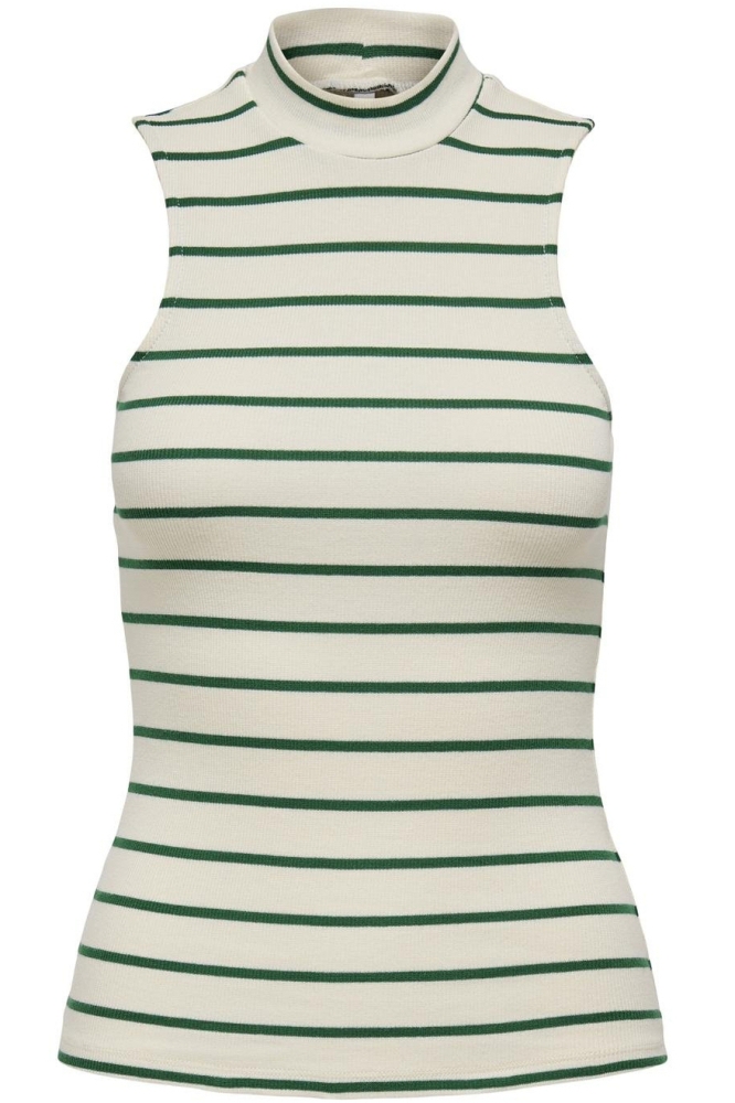 ONLNESSA S/L HIGHNECK RIB TOP JRS 15319666 CLOUD DANCER/AVENTURINE